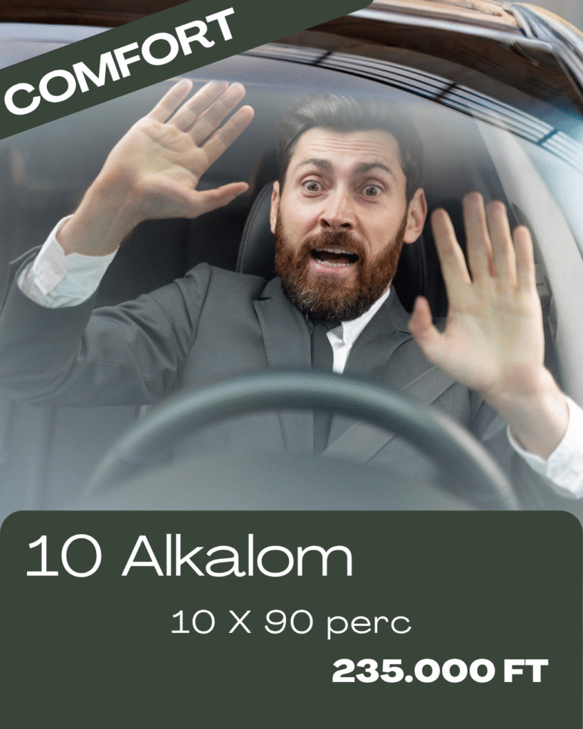 10 alkalmas gyakorló vezetés bérlet