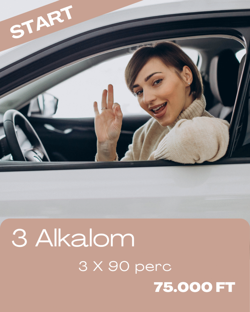 3 alkalmas gyakorló vezetés bérlet