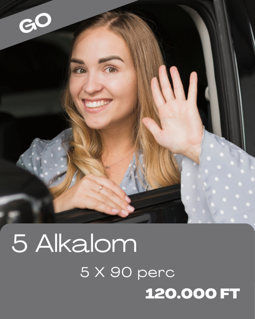 5 alkalmas gyakorló vezetés bérlet